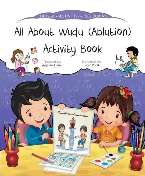 All About Wudu (Ablution) Activity Book by Aysenur Gunes book cover