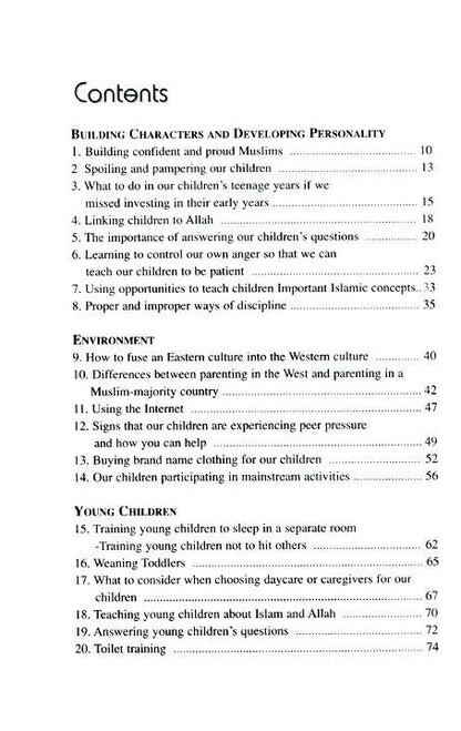 Answers to Frequently Asked Questions on Parenting (Part 2) Amana Publications