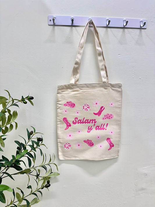 Salam Y'all - Canvas Tote