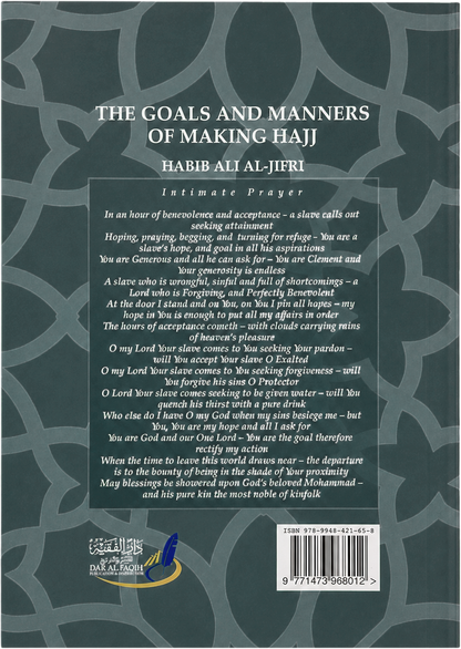 The Goals and Manners of Making Hajj — backcover