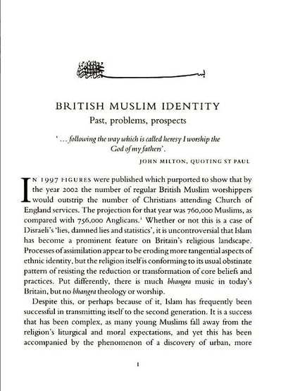British Muslim Identity