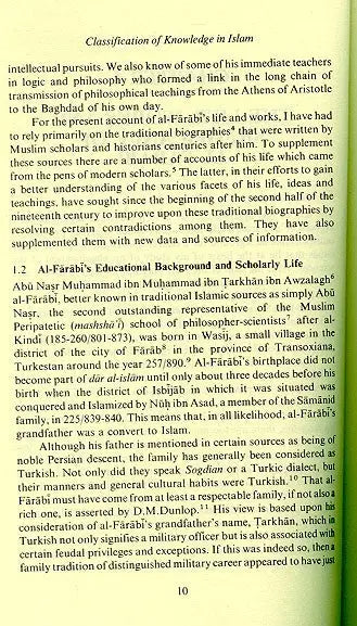 Classification of Knowledge in Islam Islamic Texts Society
