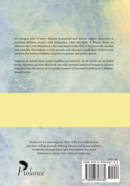 Clear the Path: A Rhyme Book on Manners for Little Muslims
