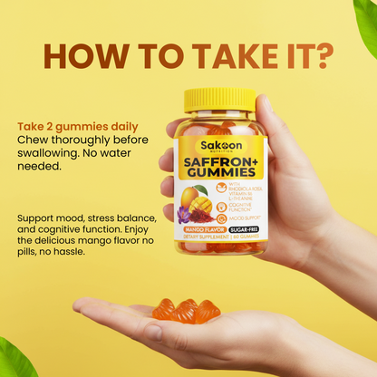 Sugar-Free Saffron Mood Gummies