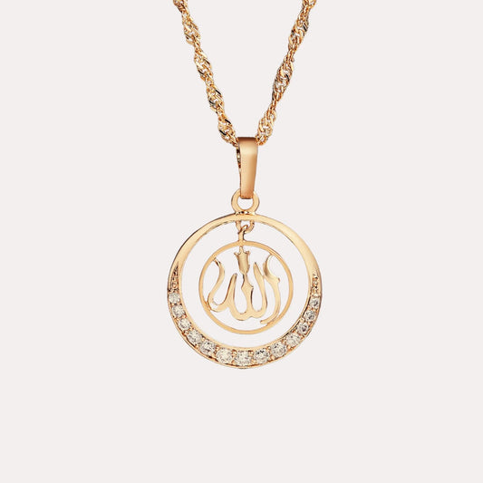 Allah Crystal Necklace