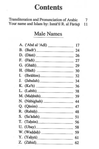 Digest of Muslim Names: Beautiful Muslim Names and Their Meaning