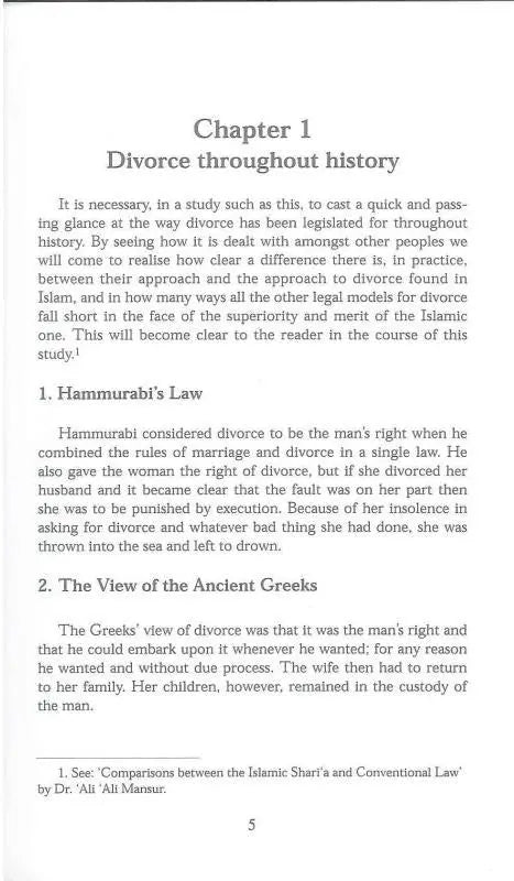 Divorce: Its History, Legislation and Modern Reality Dar Al Taqwa
