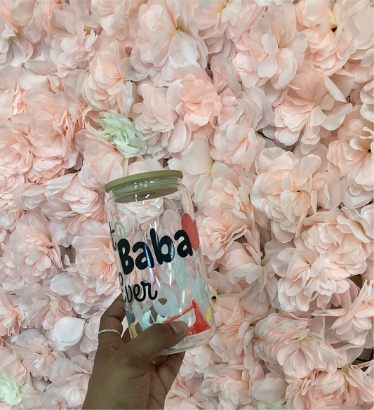 Best Baba Ever - Coffee Glass with Lid