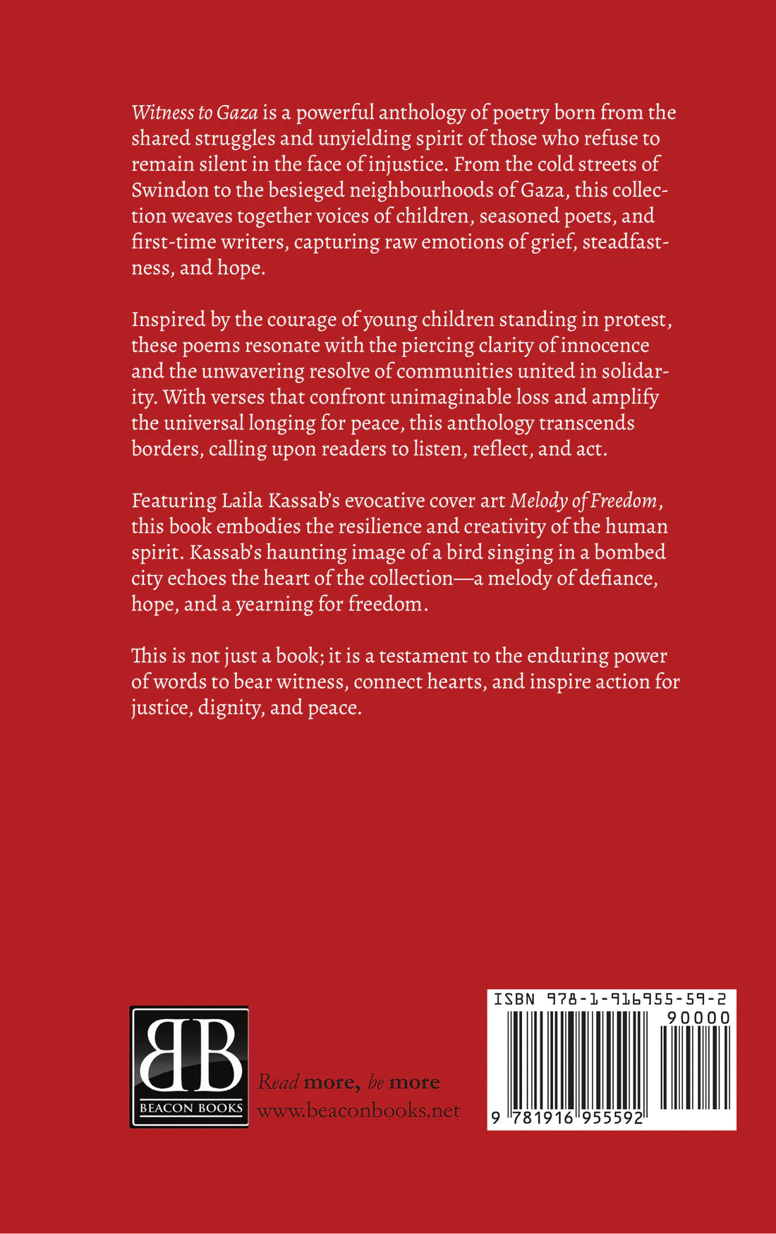 Witness to Gaza: Poetry of Struggle and Solidarity by Fadoua Govaerts book cover