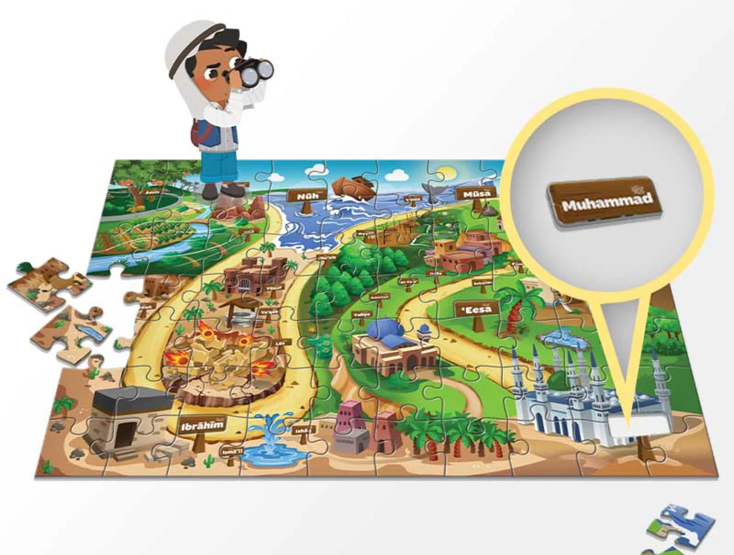 The Giant Journey: Play The Puzzle of The Prophets (Floor Puzzle)