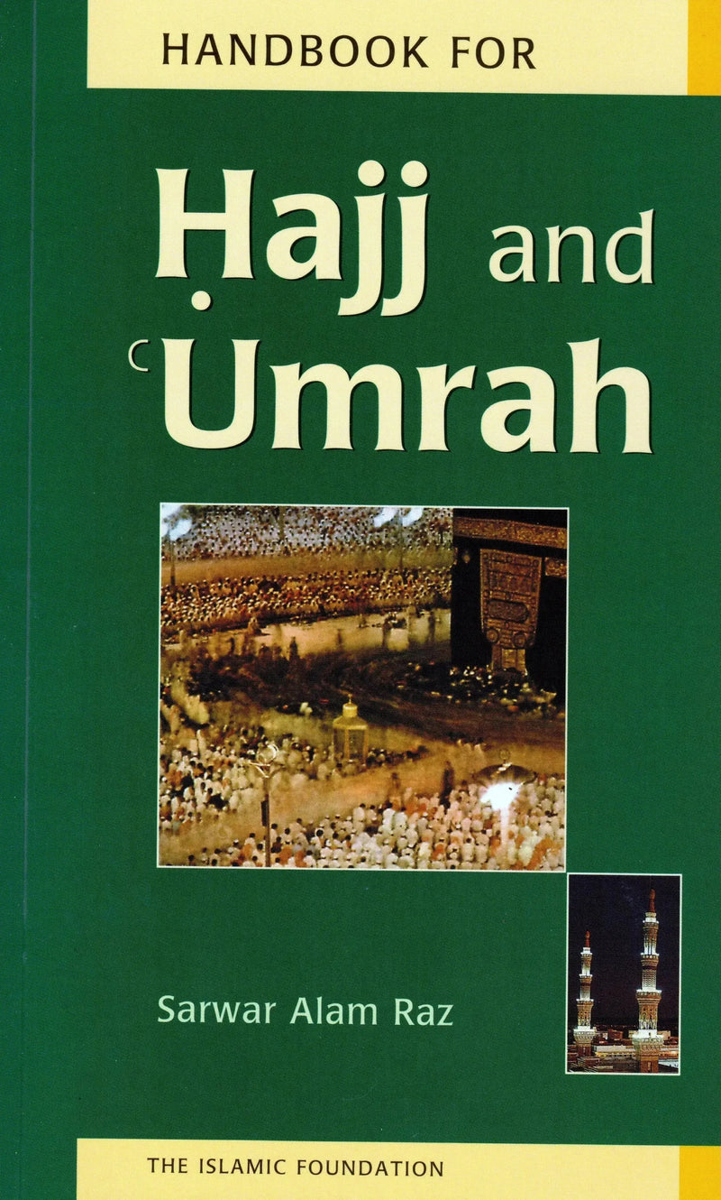 Handbook for Hajj and Umrah by Sarwar Alam Raz book cover