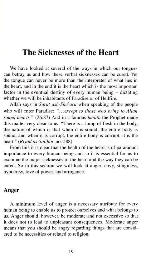 Heart and Tongue: Their Sicknesses and Cures