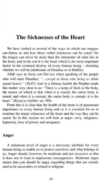 Heart and Tongue: Their Sicknesses and Cures