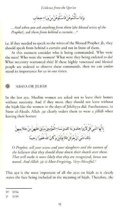 Hijab : The Islamic Commandments Madania Publications
