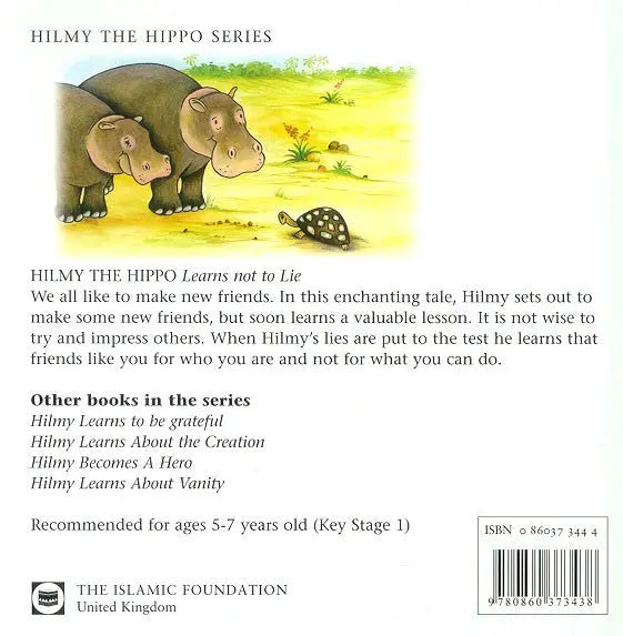 Hilmy the Hippo Learns not to Lie Kube Publishing