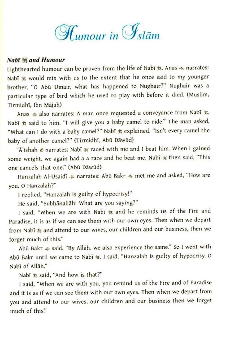 Humorous Anecdotes: From The Lighter Side of Islamic History (Volume 1)