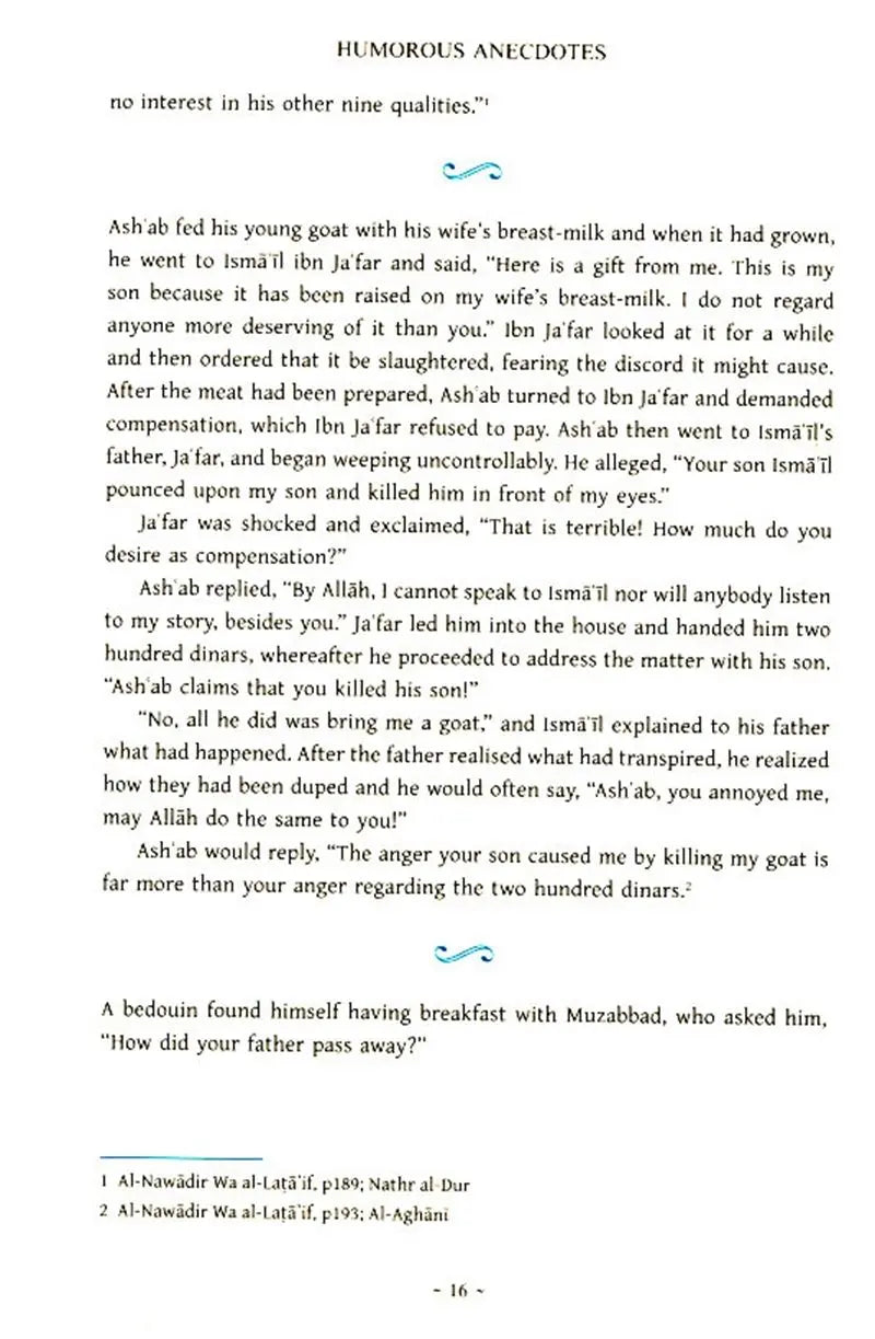 Humorous Anecdotes: From The Lighter Side of Islamic History (Volume 1)