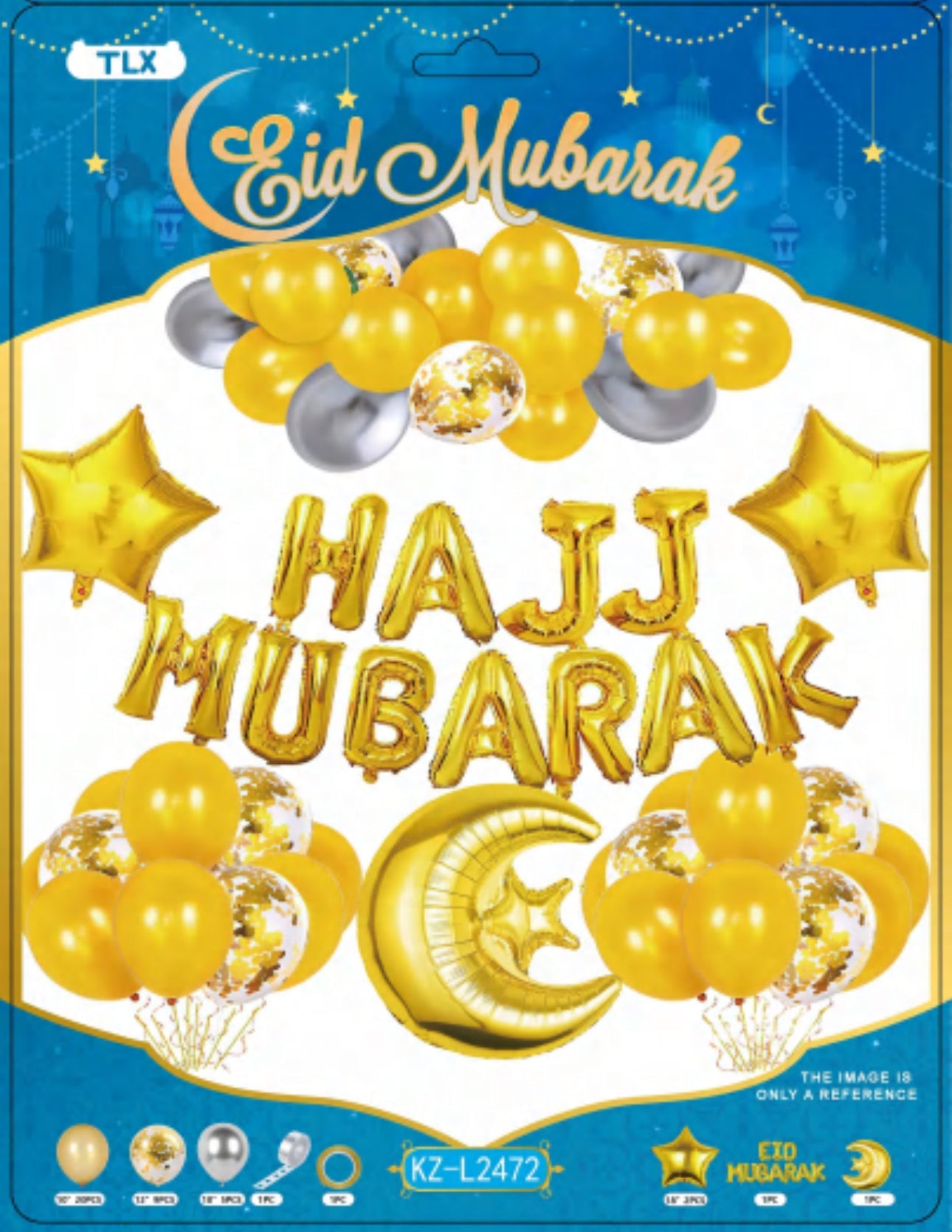 Eid Mubarak - Balloon Party Sets