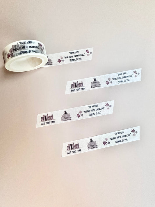 Rabbi Zidni Ilma - Washi Tape