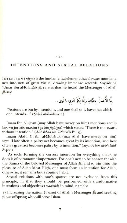 Islamic Guide to Sexual Relations Turath Publishing