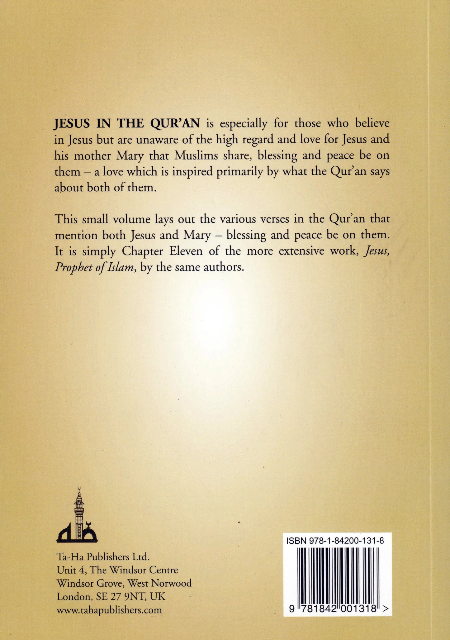 Jesus in the Qur'an Taha Publishers