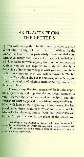 Letters of a Sufi Master: The Shaykh Ad-Darqawi Fons Vitae