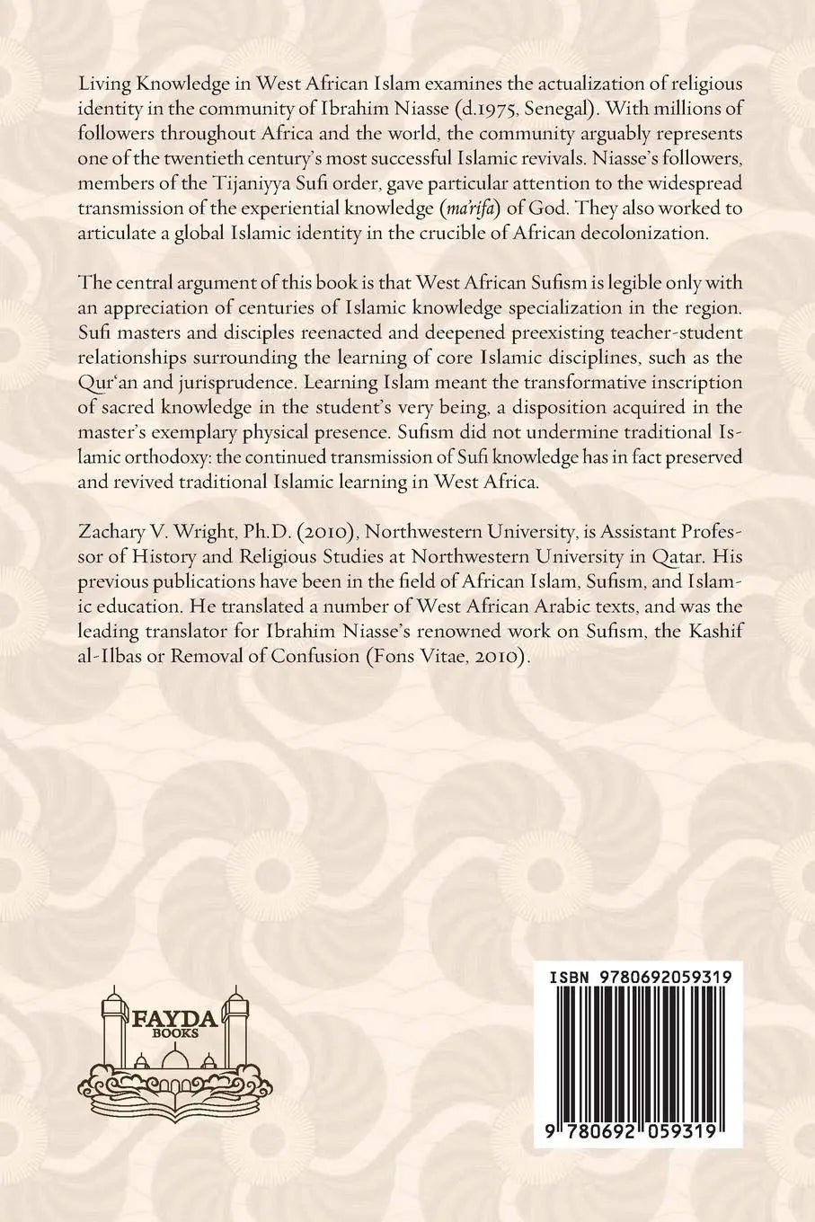 Living Knowledge In West African Islam: The Sufi Community Of Shaykh Ibrahim Niasse