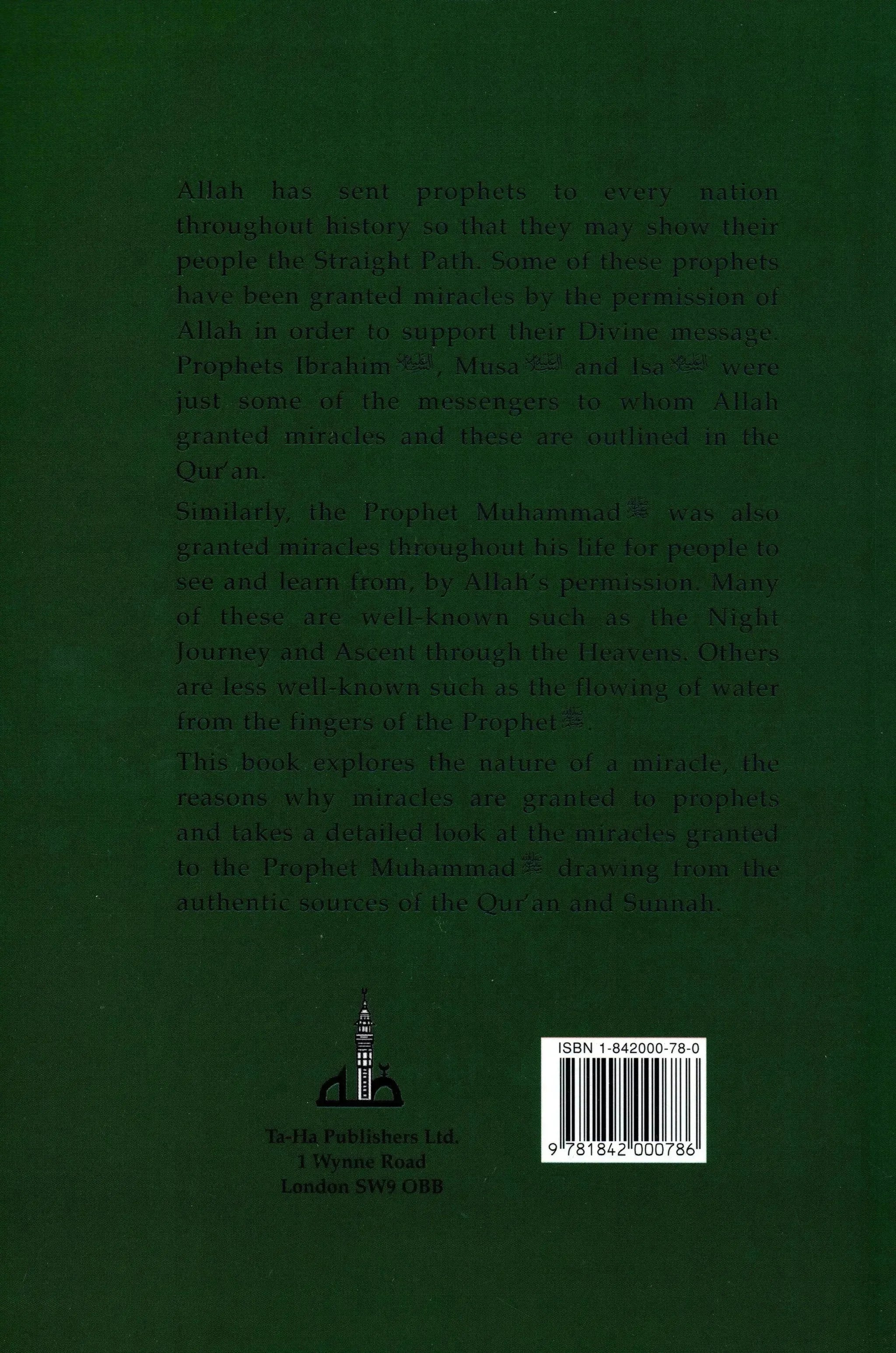 Miracles of the Prophet Muhammad Published by Taha Publishers ...