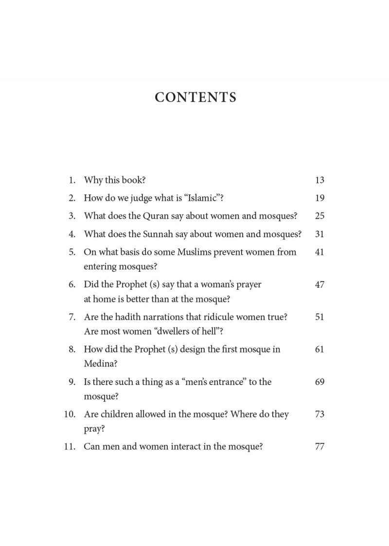 Reclaiming the Mosque: The Role of Women in Islam's House of Worship