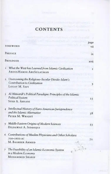 Muslim Contributions to World Civilization Published by... – Mecca Books