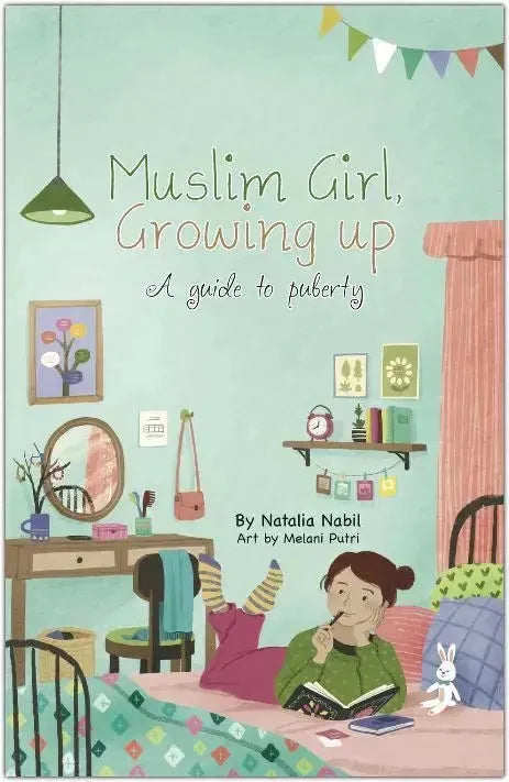 Muslim Girl, Growing Up: A Guide to Puberty by Natalia Nabil book cover