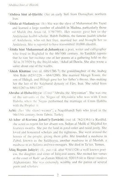 Muslim Women: A Biographical Dictionary Taha Publishers