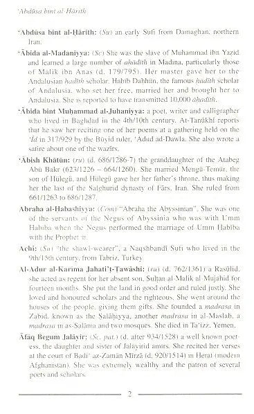 Muslim Women: A Biographical Dictionary Taha Publishers