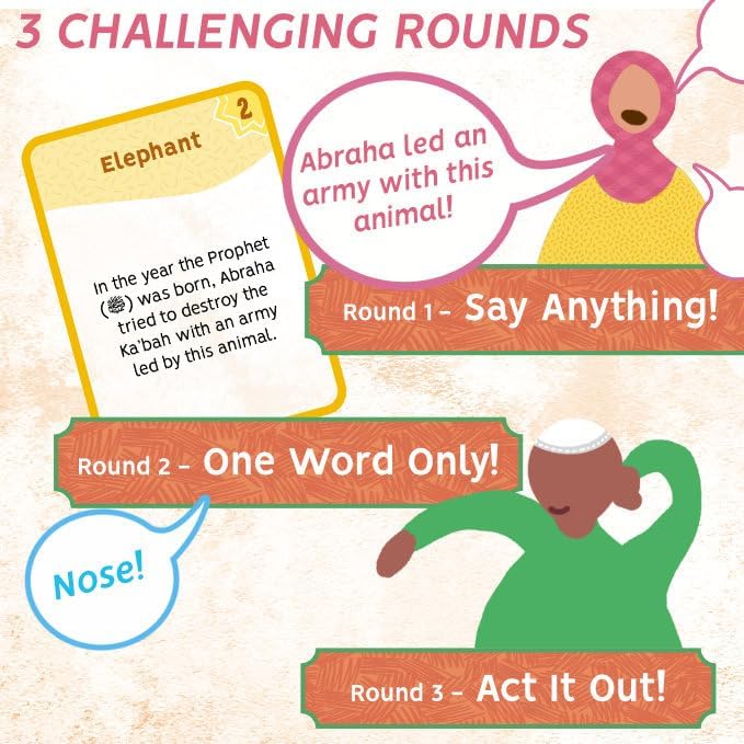 The Muslim Party Game - Team Up Think Fast: A High-Energy Game of Clues and Culture (Limited Edition)