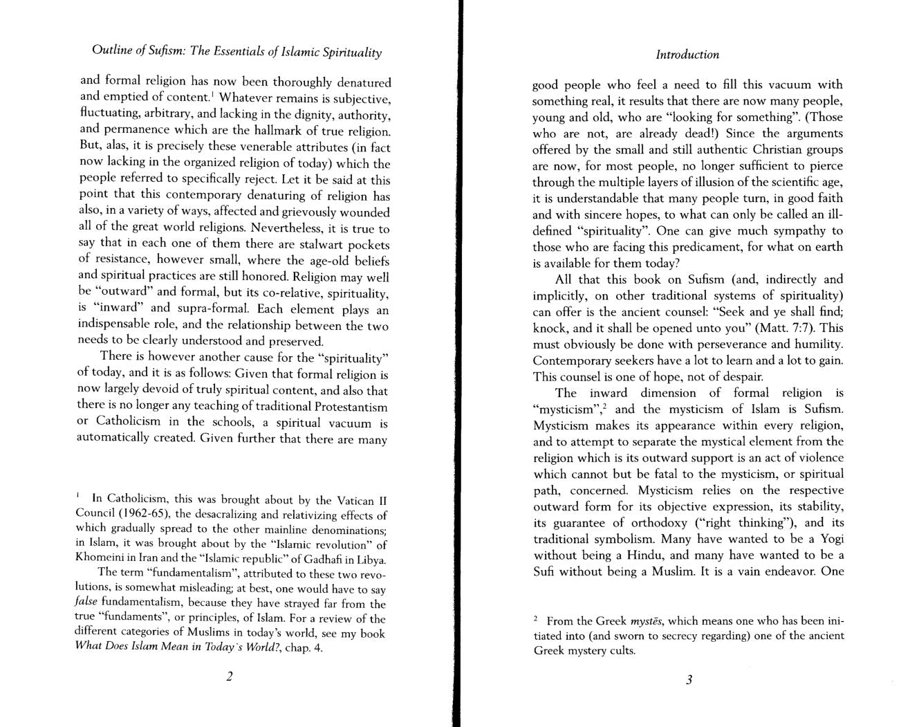 Outline of Sufism: The Essentials of Islamic Spirituality