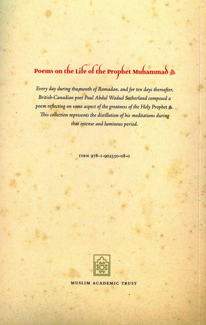 Poems on the Life of the Prophet Muhammad