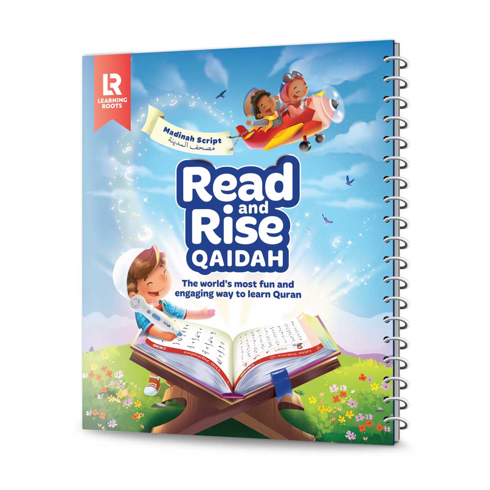 Read & Rise Qaidah: Madinah and South Asian Script (Compatible with Kiitab Pen)