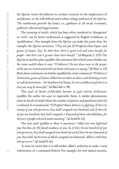 Reflections on Surah Al Imran: A Thematic Understanding