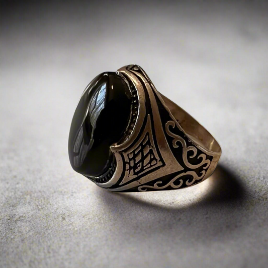 Blackstone Aqeeq Khatam Ring