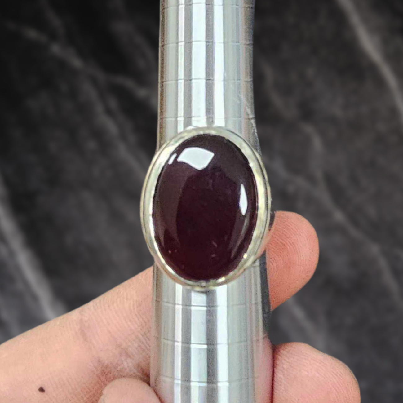 Rosewood Aqeeq Khatam Ring