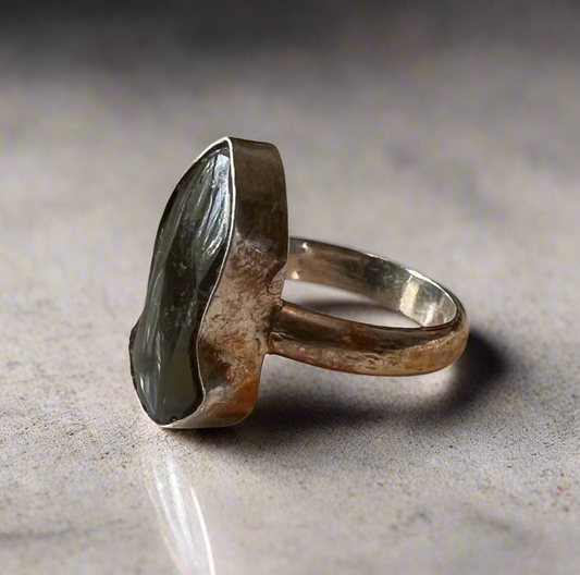 Forest Aqeeq Sandala Ring