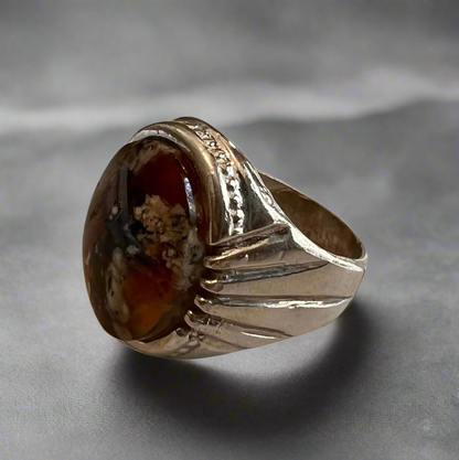 Elemental Aqeeq Khatam Ring