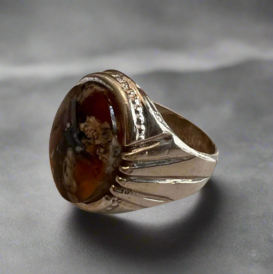 Elemental Aqeeq Khatam Ring