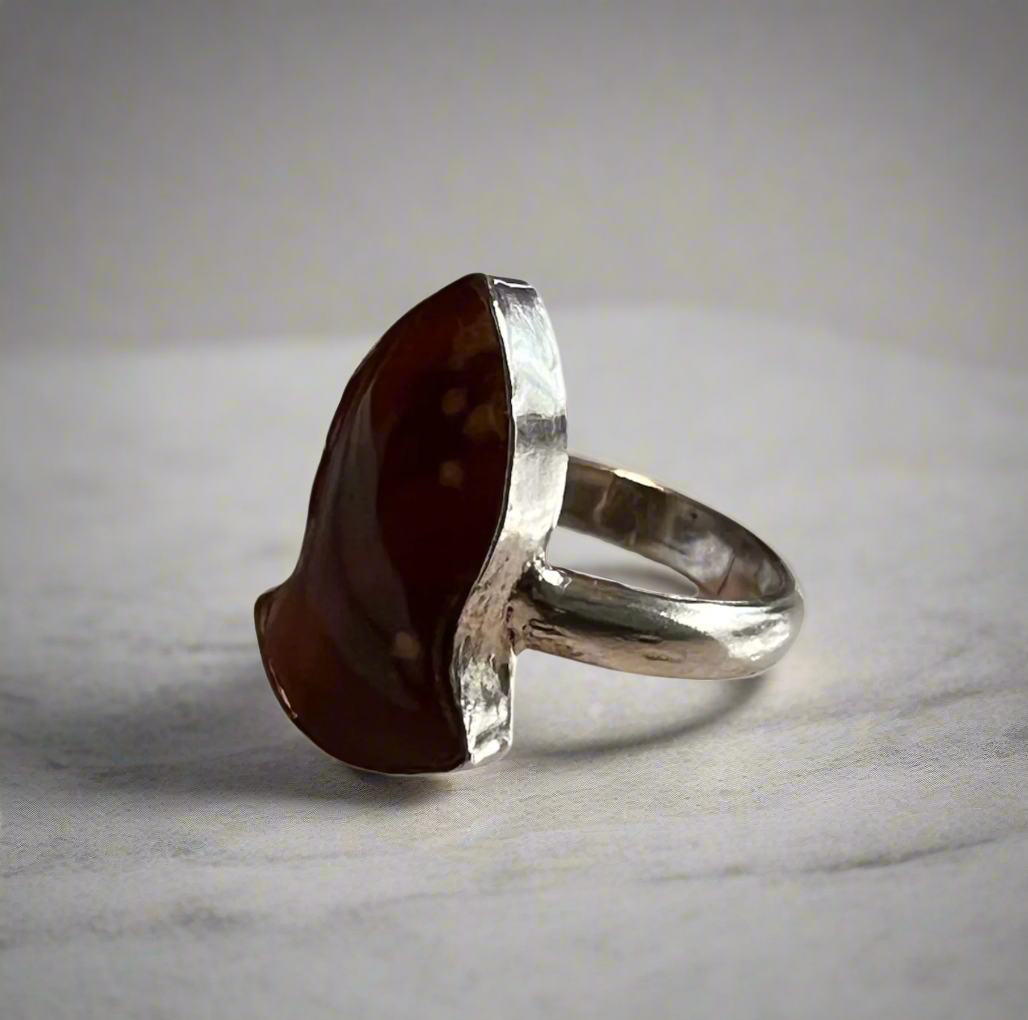 Dragonblood Aqeeq Sandala Ring