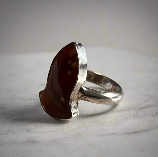 Dragonblood Aqeeq Sandala Ring