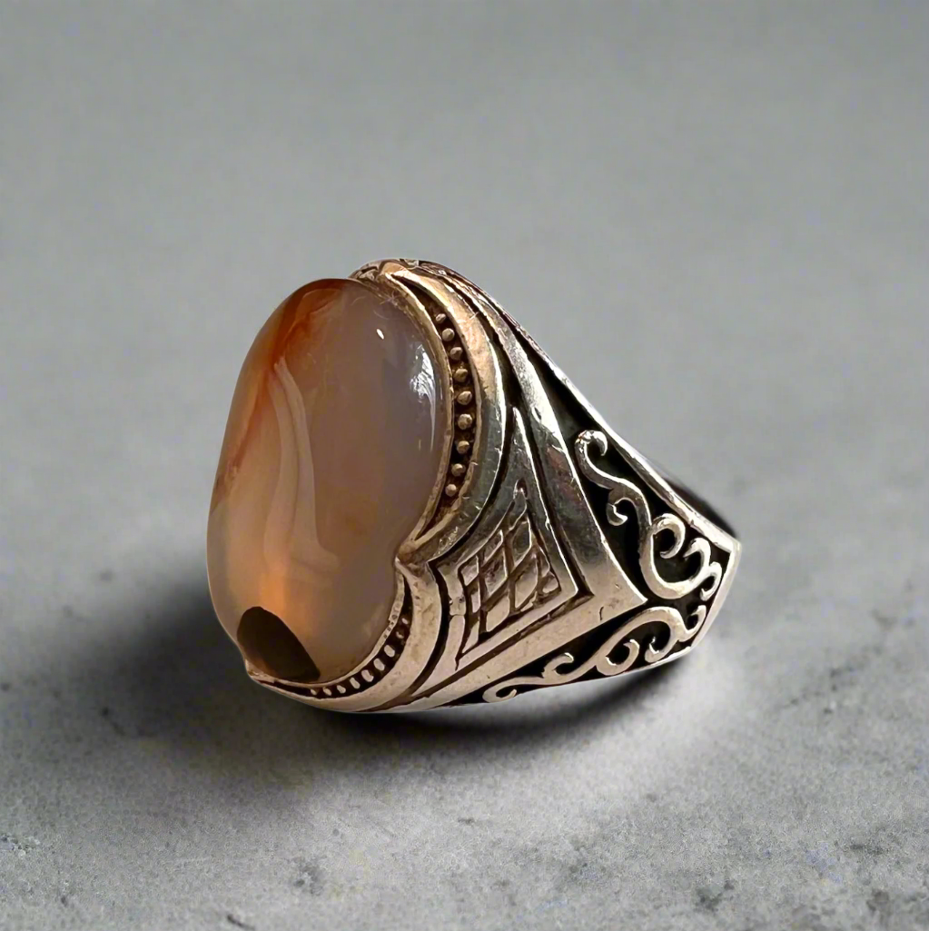 Calico Aqeeq Khatam Ring