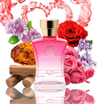 ROSE AMOR | FOR HER EDP 2.5 FL. OZ. & BODY LOTION FL. 4 O.Z book cover