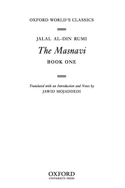 The Masnavi of Rumi