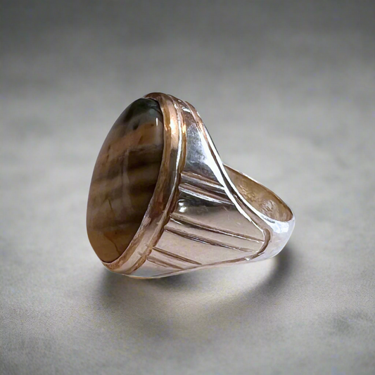 Jupiter Aqeeq Khatam Ring