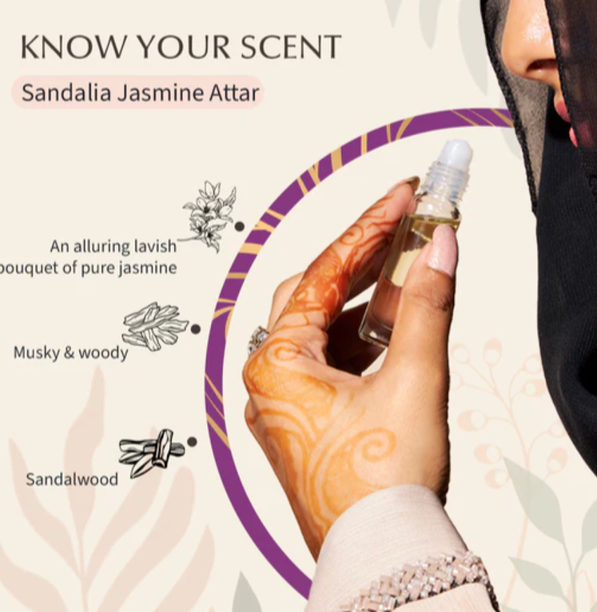 Sandalia Jasmine Attar Oil